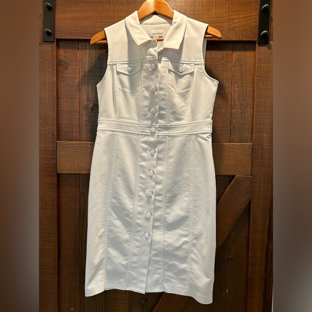 Calvin Klein White Dress